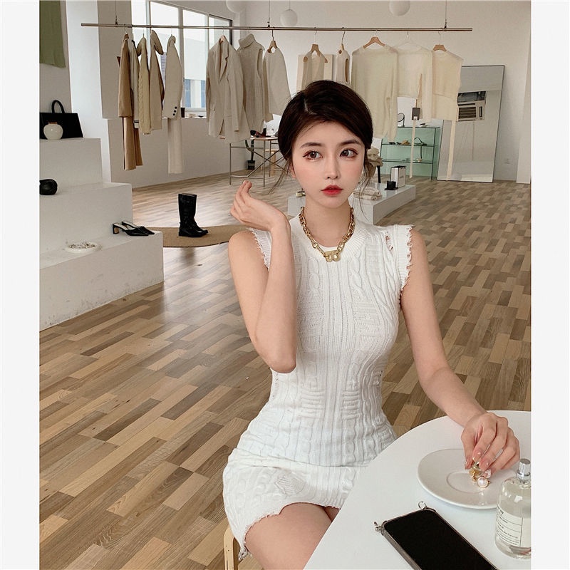 Đầm Ngắn Dệt Kim Ôm Dáng Phong Cách Thời Trang Mùa Hè Mới 2021