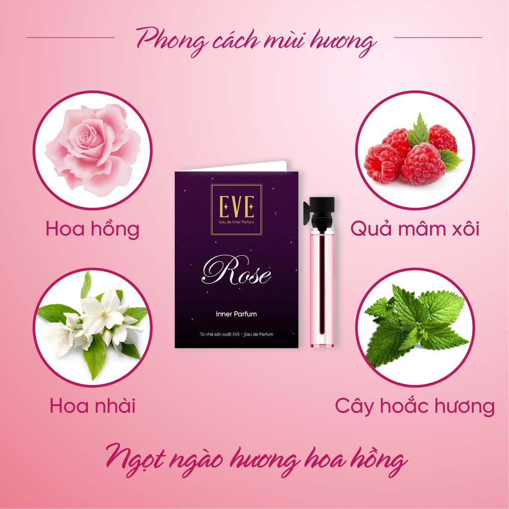 COMBO 2 CHAI - Nước Hoa Vùng Kín Cô Bé 2ml Lưu Hương Thơm Lâu Quyến Rũ