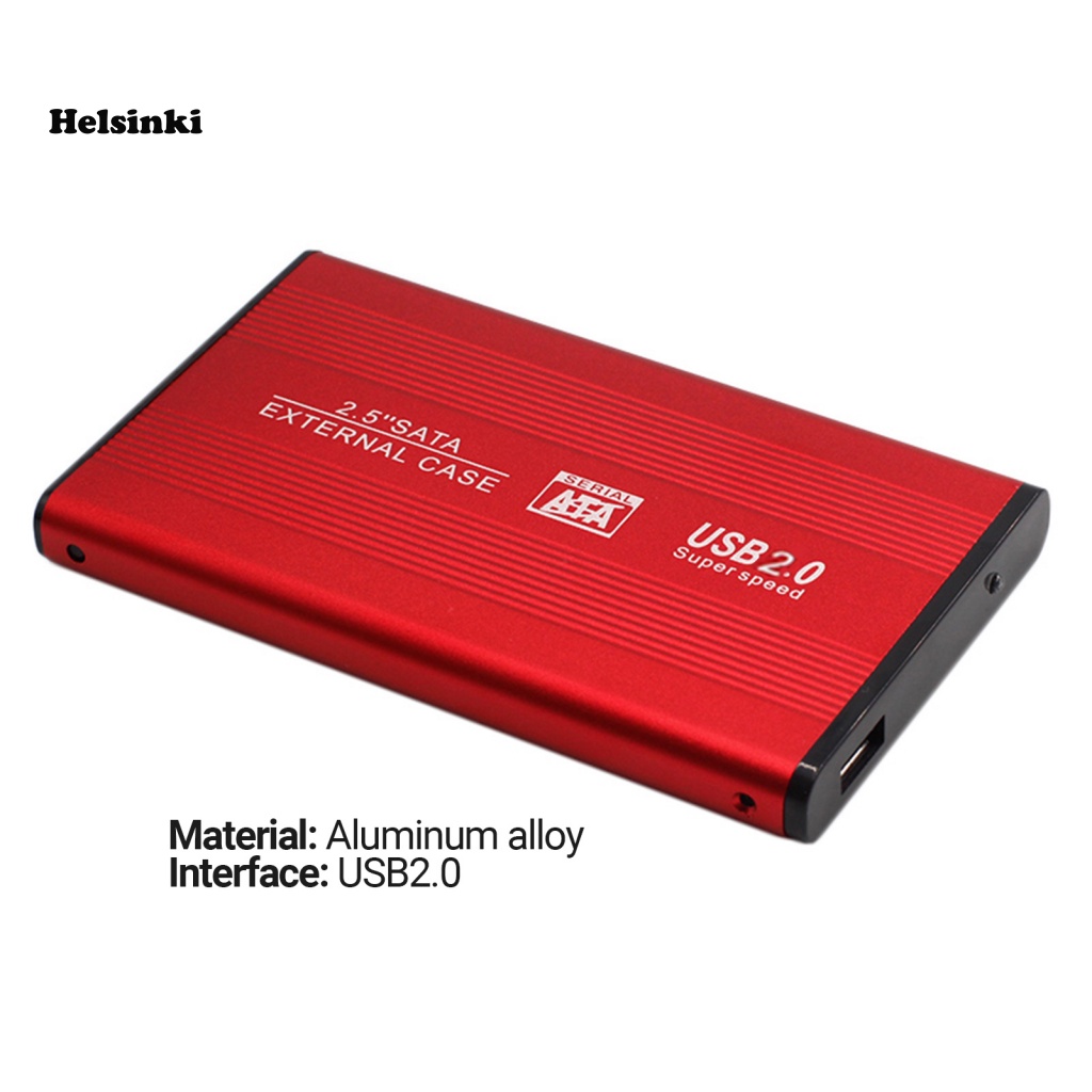 Vỏ Ổ Cứng Ngoài Cho Laptop 2.5 Inch USB 2.0