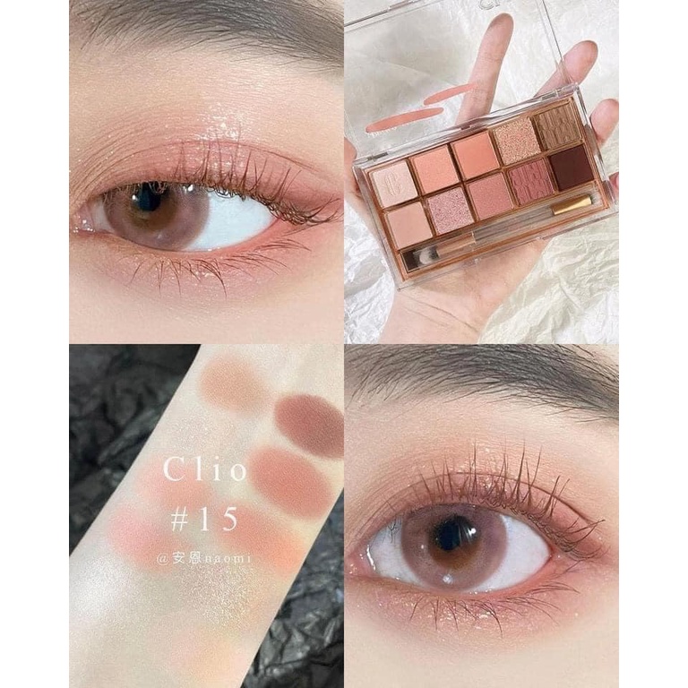 Bảng Phấn Mắt 10 Màu Clio Pro Eye Palette
