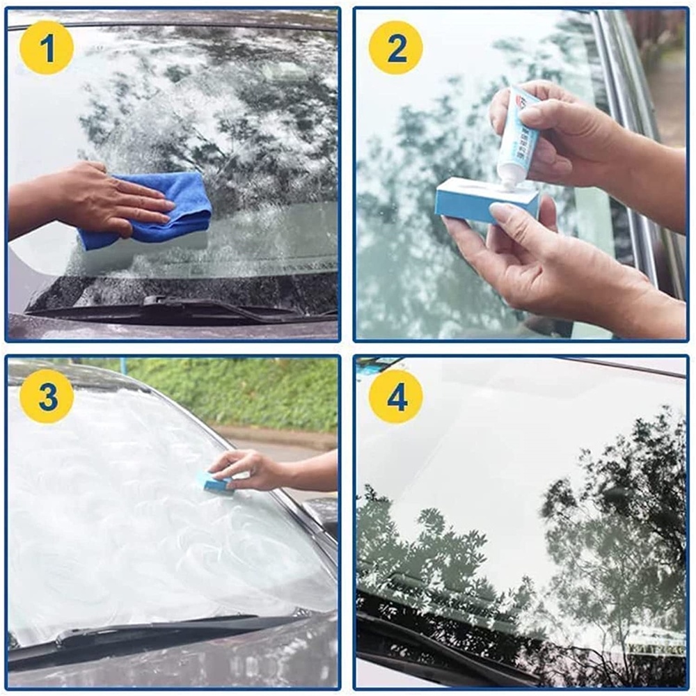 Mút Xốp Làm Sạch Kính Chắn Gió Xe Hơi Loại Bỏ Vết Bẩn Và Vết Bẩn Tiện Dụng