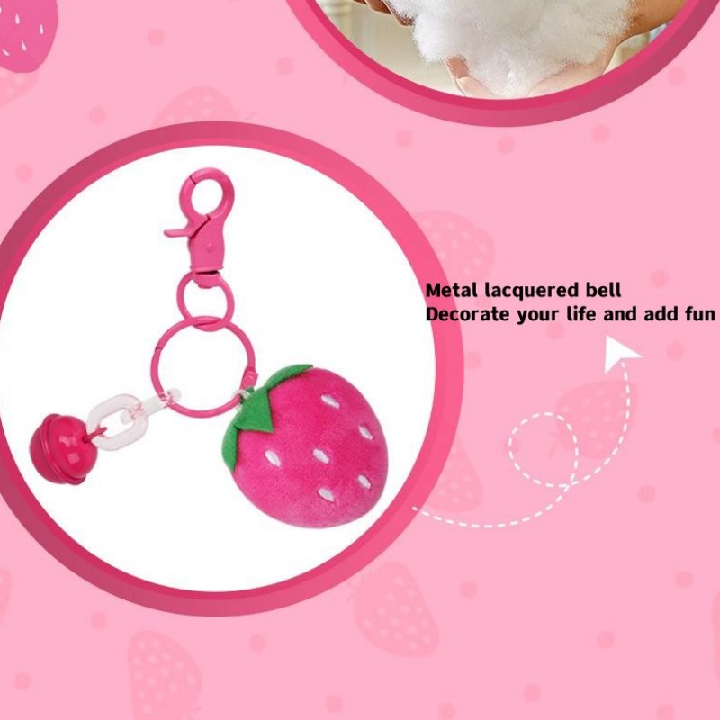 Thú Nhồi Bông Hình Chú Gấu Dâu Tây Disney Đáng Yêu Cho Bé Gái