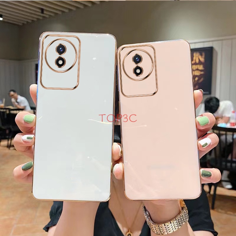 Ốp lưng Vivo Y02 Ốp Điện Thoại Viền Thẳng Thời Trang Cho Vivo Y02 Y02S Y15S Y01 Y16 Y22 Vivo Y22S U10 Y17 Y15 Y12 Y11 Y35 ZB