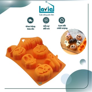 Khuôn silicon làm bánh kẹo đa năng -  Dạng hình Halloween