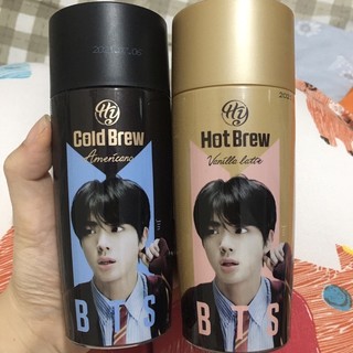 vỏ lon / chai cà phê BTS trang trí