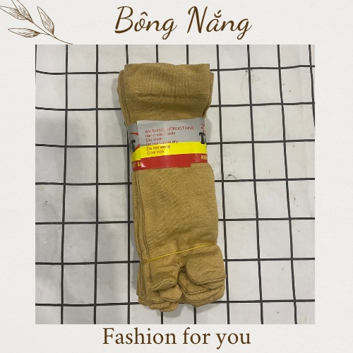Combo 10 vớ da nữ chất cotton co dãn hàng Việt Nam chất lượng Bông Nắng Store