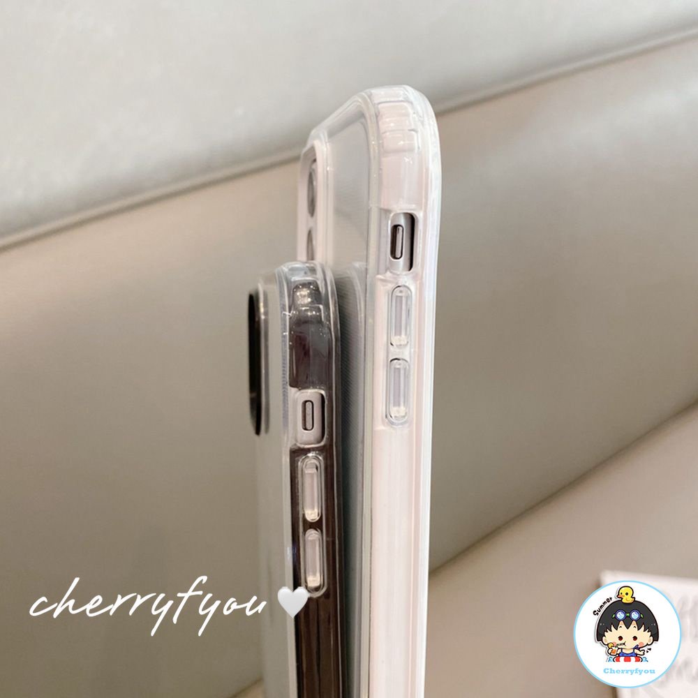 Ốp Điện Thoại TPU Mềm Trong Suốt Màu Kẹo Cho IPhone 11 12 13 14 Pro Max X Xs XR 8 7 Plus