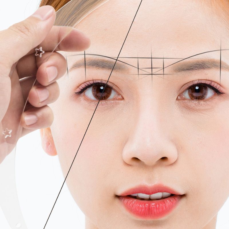 Thước Cung Đo Chân Mày Loại Lớn Sẵn Dây, Thước Cung Phun Xăm