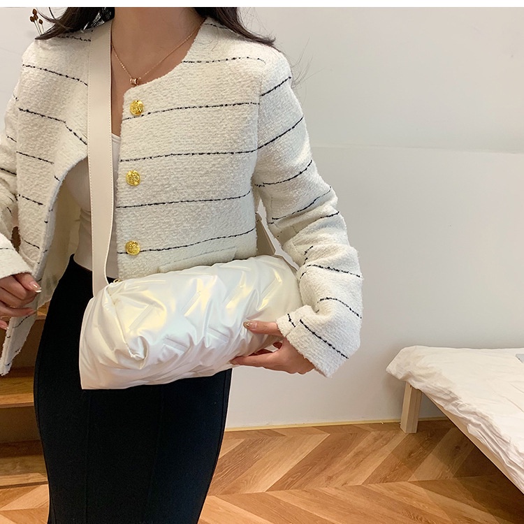 Túi Đeo JASMIN NOIR Chéo Da PU Hình Gối Thiết Kế Đơn Giản Cho Nữ