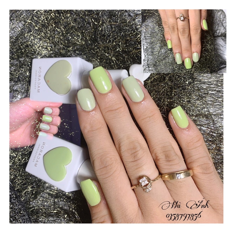 Set sơn gel Macaron 58 màu tone màu hàn quốc chuẩn chính hãng