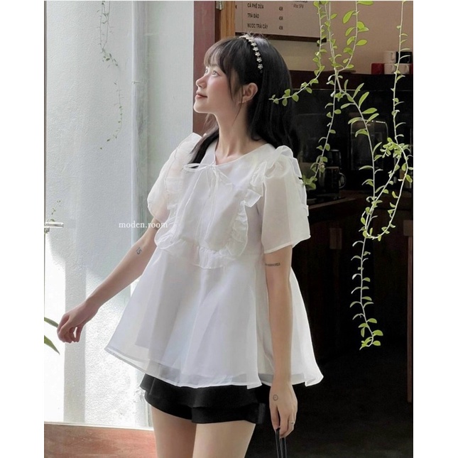 SET ÁO BABYDOLL KÈM QUẦN SHORT