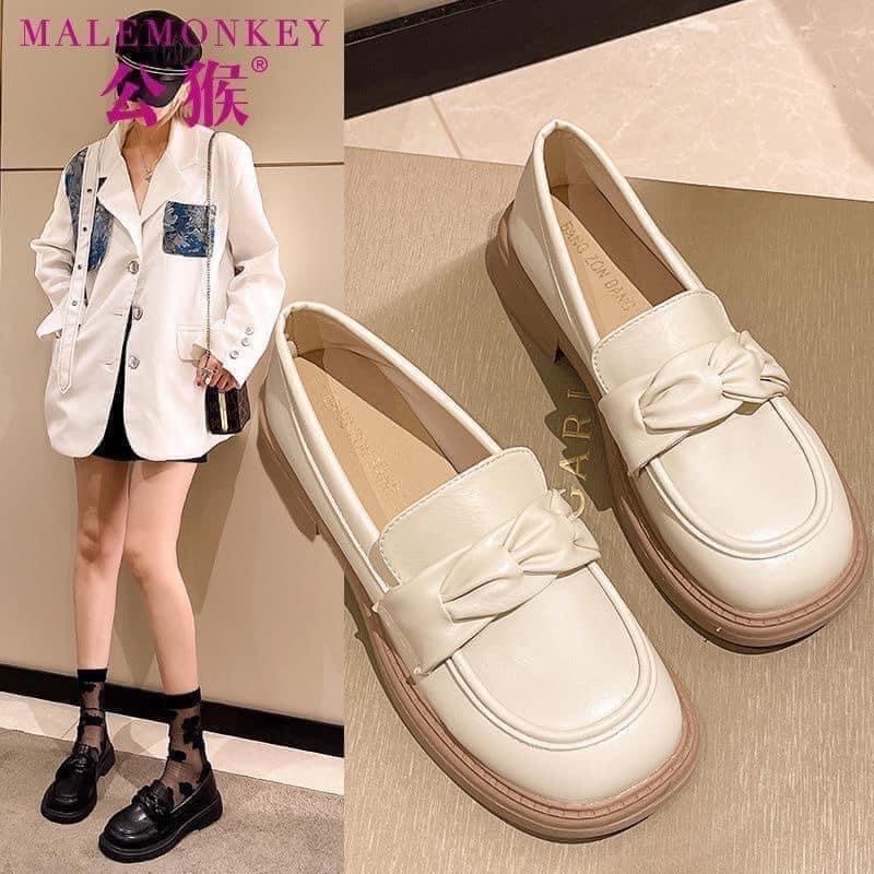 Giày oxford nữ da trơn đế 3cm