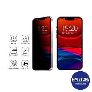 Kính cường lực CHỐNG NHÌN TRỘM 6/6s/7/7plus/8/8plus/plus/x/xr/xs/11/12/pro/max/13/13pro/13promax/14/14Max/14Plus/14Prmax