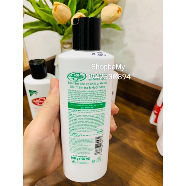 Sữa Tắm Lifebuoy than hoạt tính và cám gạo - Hàng Công Ty/Chai 200g (Hàng Khuyến mãi) | BigBuy360 - bigbuy360.vn