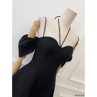 [ SIÊU PHẨM ] ĐẦM XOÈ TRỄ VAI CỘT DÂY