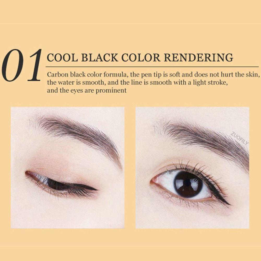 Skjk Bút Kẻ Mắt Dạng Lỏng Màu Đen / Nâu Mềm Mượt Lâu Trôi Chống Thấm Nước Không Nhòe