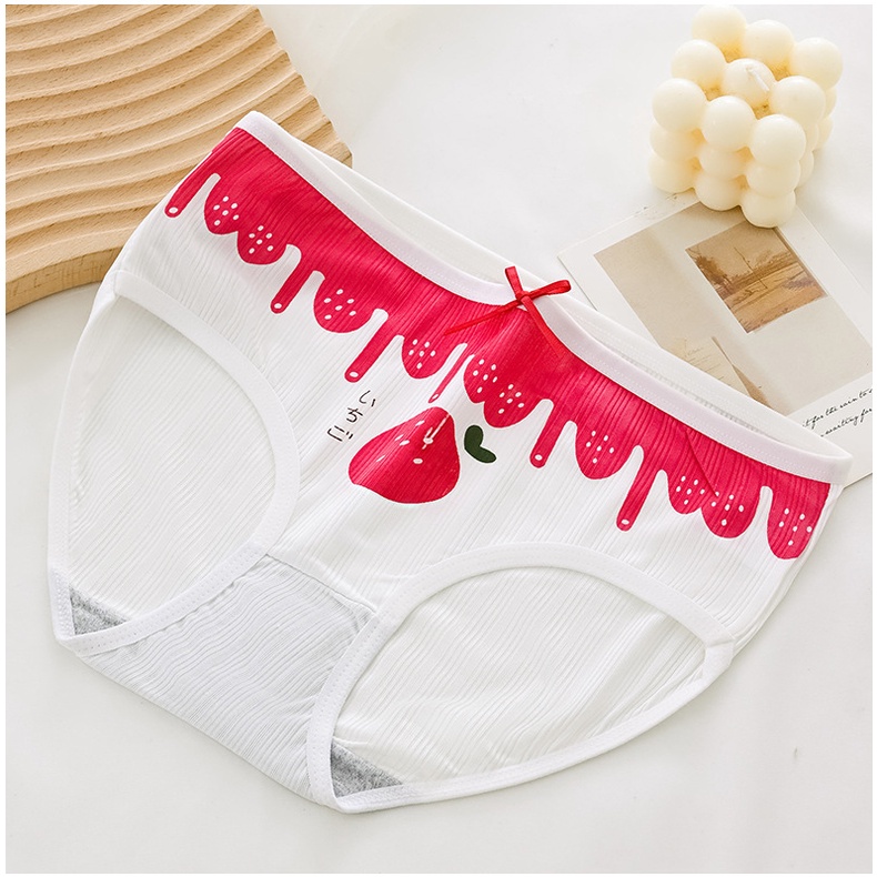 Quần lót nữ cotton viền ren hình gấu dễ thương cute quyến rũ đẹp đồ lót 07