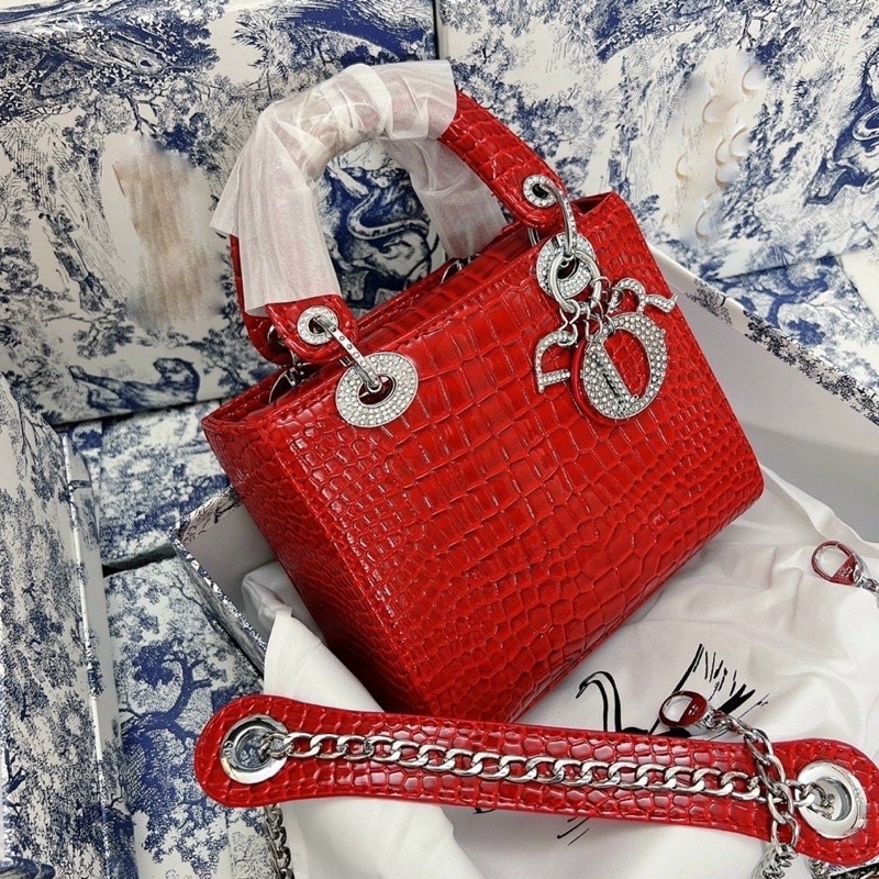 Túi D lady vân da s20