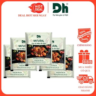 Gia Vị Nấu Bò Kho Natural Dh Foods Gói 10G - Tự hào gia vị Việt