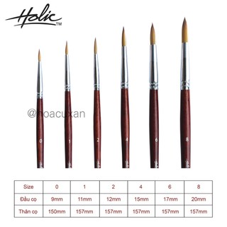 Cọ Nabii Holic 1999 đầu tròn dùng để tỉa/loang màu