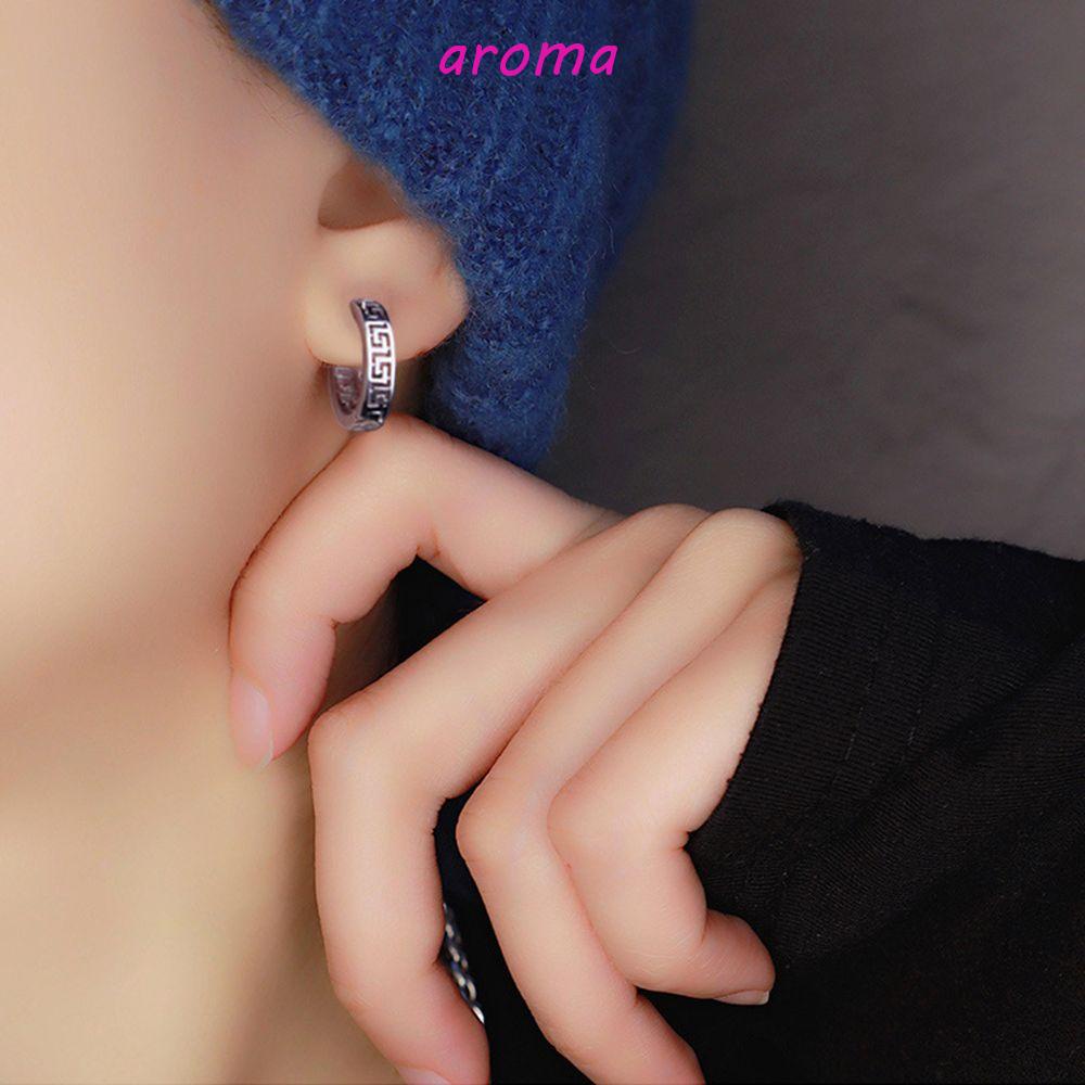 Khuyên Tai Khóa Gắn Tường Phong Cách Hip Hop Punk Đơn Giản Cá Tính Dành Cho Nam