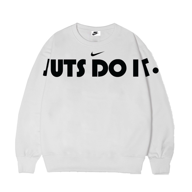 SWEATER JUST DO IT Nỉ Bông Đầy Đủ Tem Tag