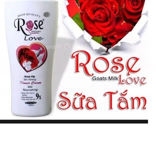 Sữa tắm dê vanessa rose 1200ml- hương hoa hồng quyến rủ .