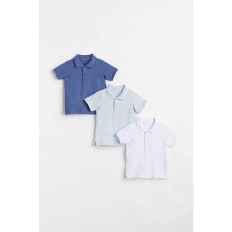 Set 3 áo cộc polo ZARA dư xịn cho bé trai hot 2023 Nana's kid