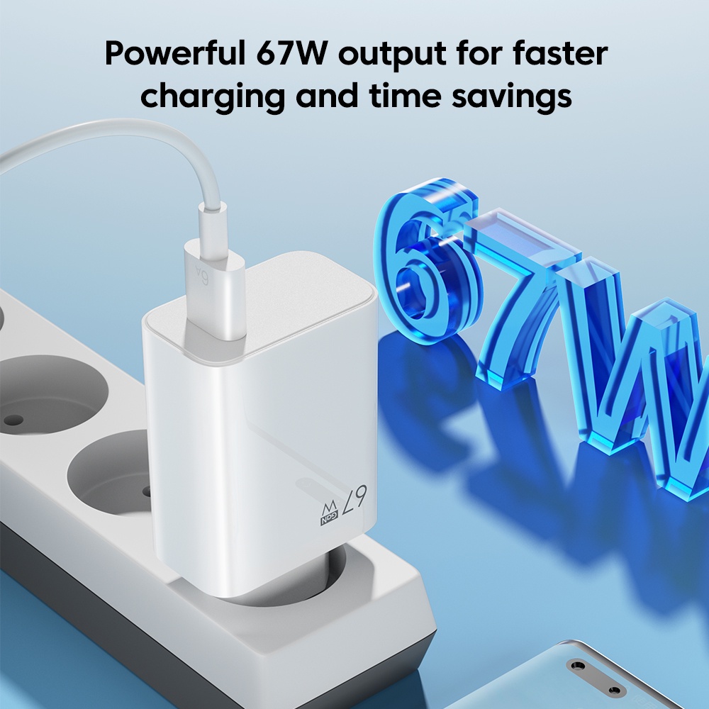 Củ Sạc Nhanh 67W Cho Điện Thoại Samsung Xiaomi