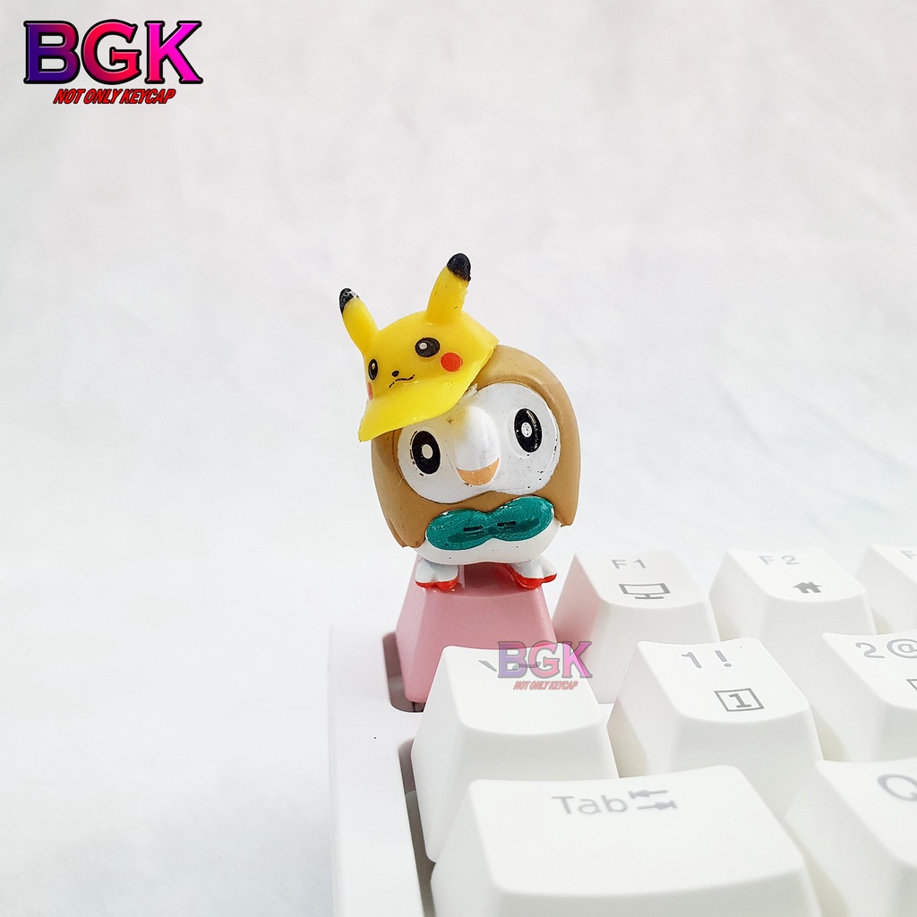 Keycap Nút Phím Cơ Chủ Đề PikaChu, Charmander, Bulbasaur, Squirtle, Eve, Koduck... Siêu dễ thương