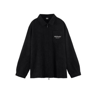 Áo khoác sơ mi corduroy m.b.c two-way zipper collar jacket