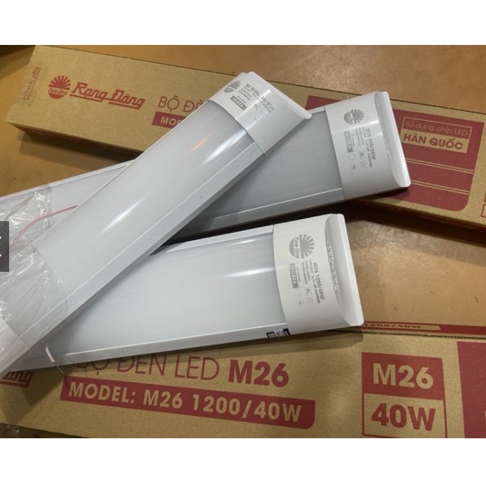 Đèn led bán nguyệt Rạng Đông 40W M26 1m2, 3 chế độ ánh sáng.