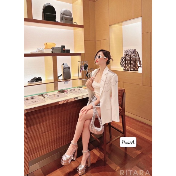 ÁO VEST KẾT ĐÁ 2 MÀU TRẮNG ĐEN