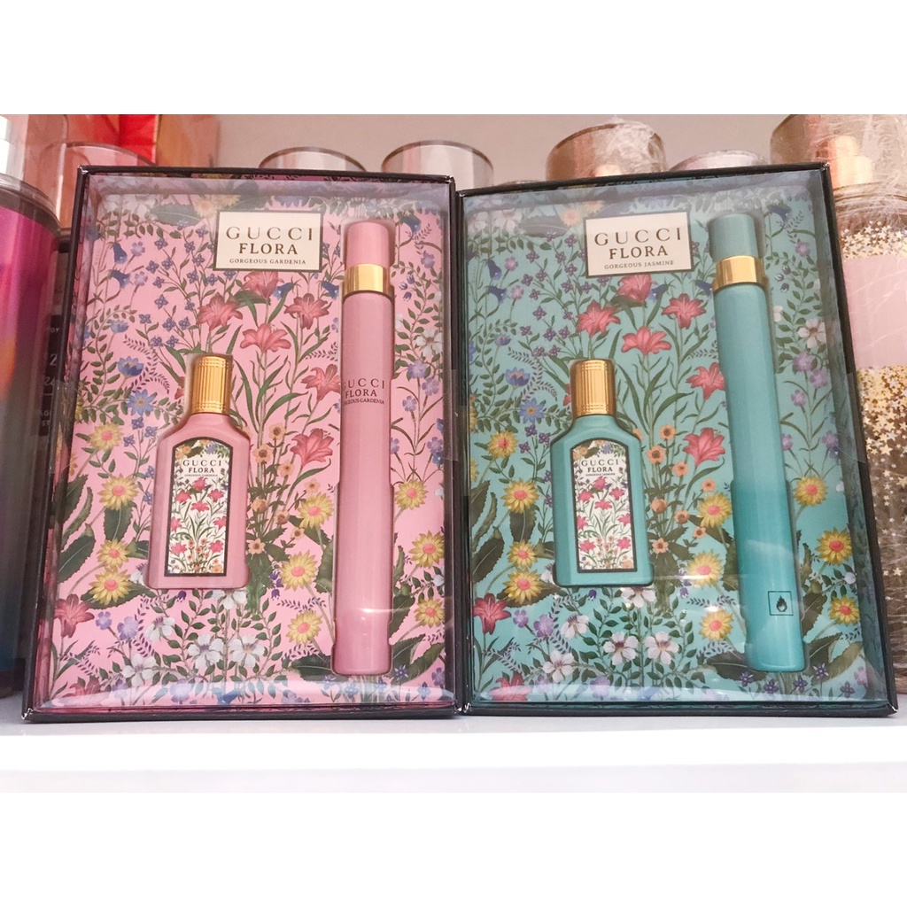 Set nước hoa Gucci Mini Flora Gorgeous Jasmine & Gardenia
