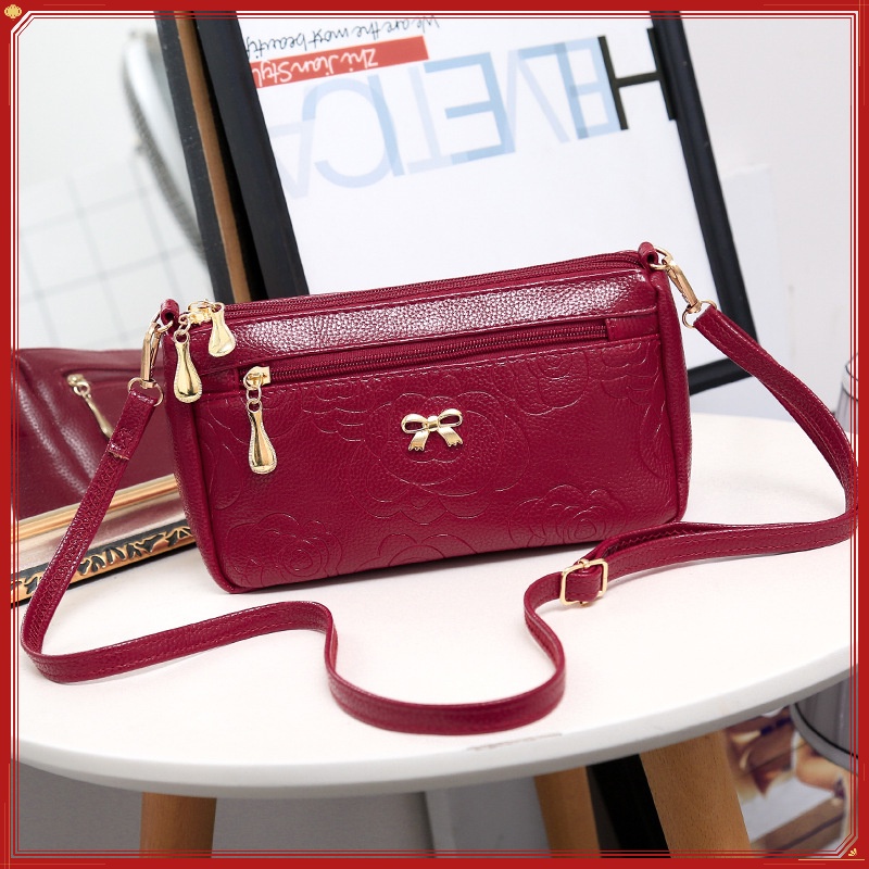 M97-Túi Xách Da PU Mềm Nhiều Ngăn Phong Cách Retro Thanh Lịch Cho Nữ