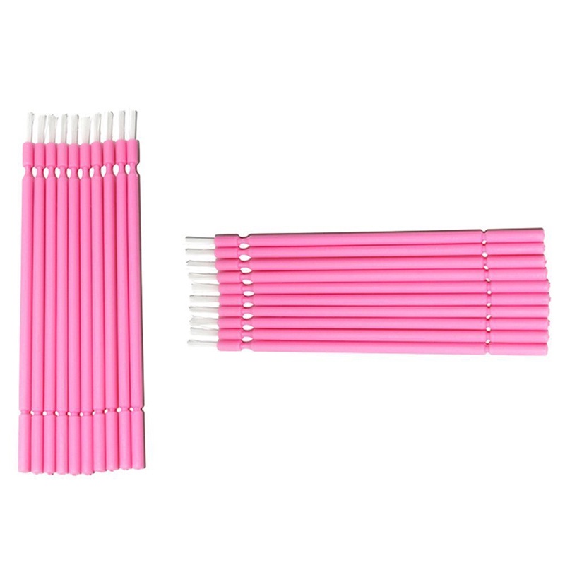 Set 100 Bàn Chải Đánh Răng Vi Linh Hoạt Phù Hợp Cho Làm Việc Và Nối Mi JP HB