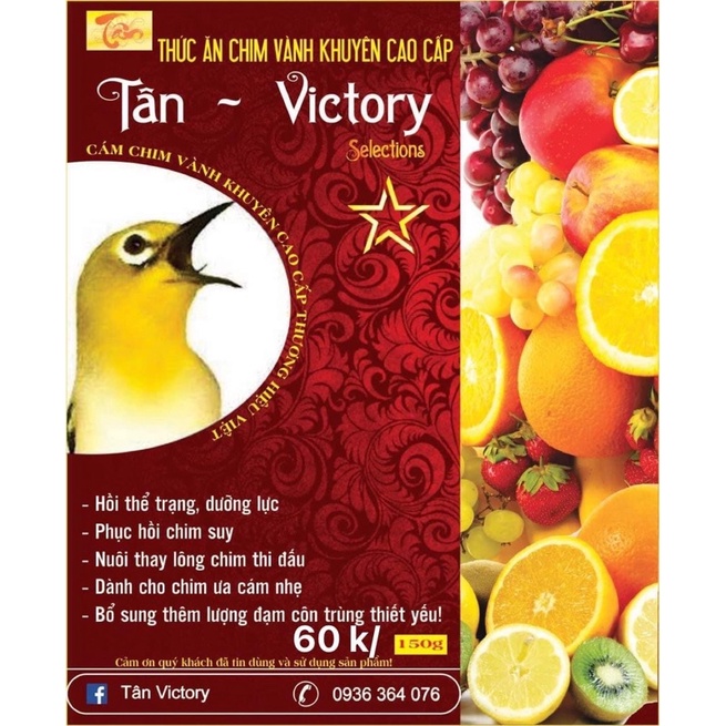 Cám chim vành khuyên Tân victory sao