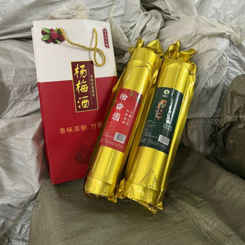 Rượ* ống tre Phúc Kiến có VAT thượng hạng biếu tặng