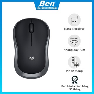Chuột Không Dây Logitech B175 - USB 2.4Ghz, Nhỏ Gọn, Pin Trâu, Phù Hợp PC/Laptop - Bảo Hành 36 Tháng