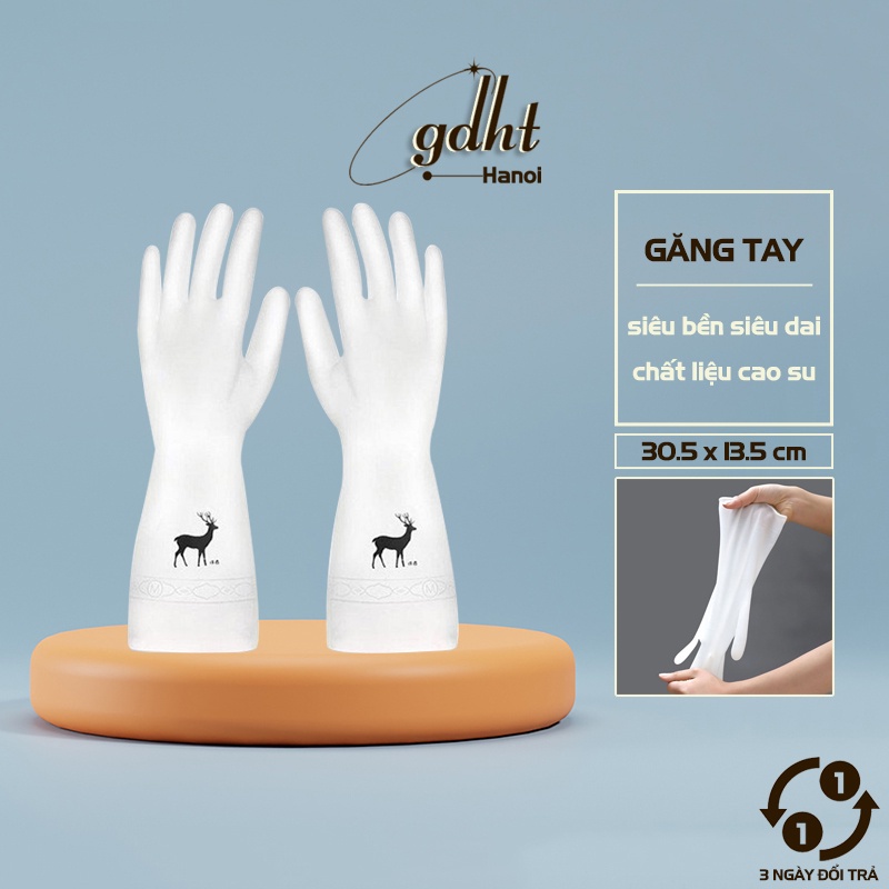 Găng tay cao su siêu dai siêu bền Găng tay con hươu