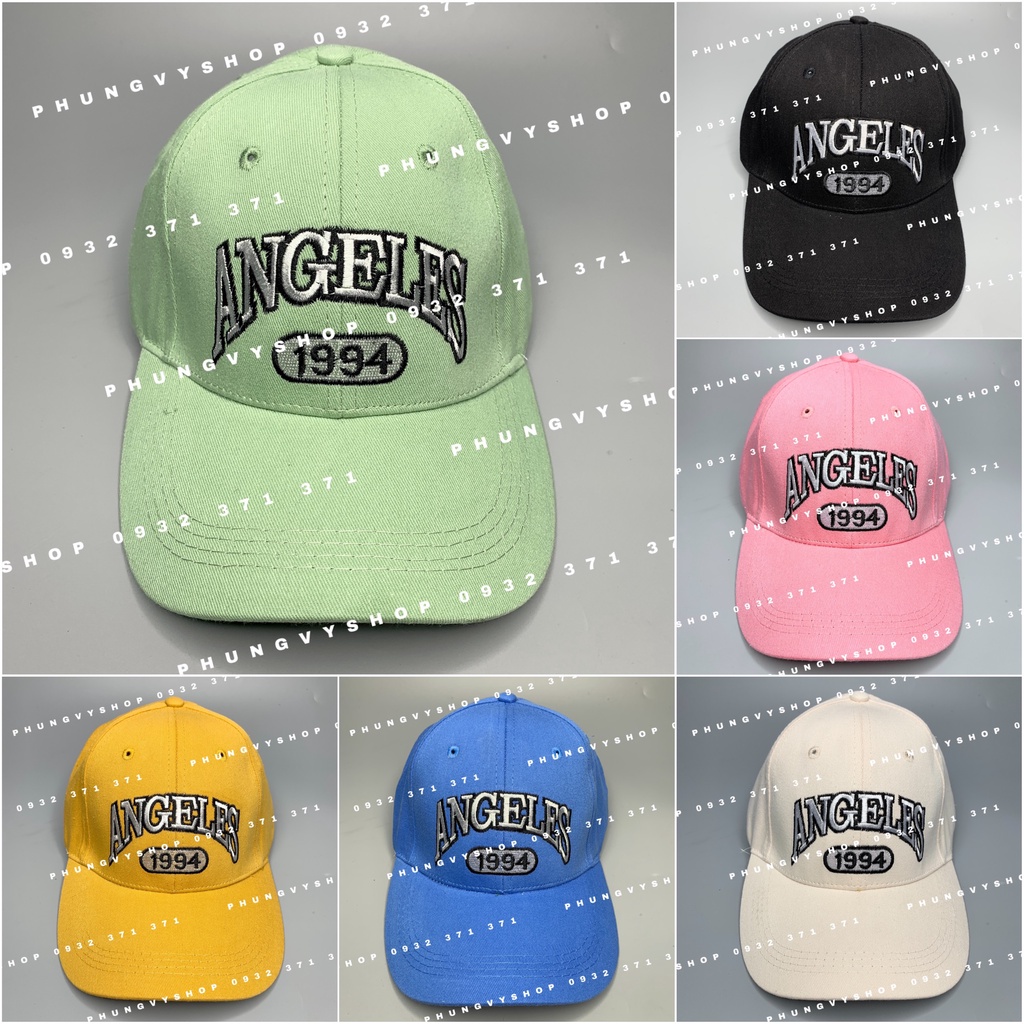 Mũ LƯỠI TRAI unisex cực hot nam nữ phong cách hàn quốc phungvyshop- Nón Ket kaki ANGELES 1994