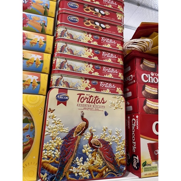 Bánh quy Tortitas hộp thiếc 454g