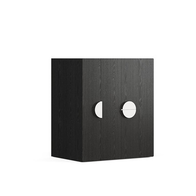 ZANOTTA, Tủ quần áo 2 gian cho trẻ kèm tay nắm WAR_010, 80x57x94cm, tủ gỗ Scandi Home