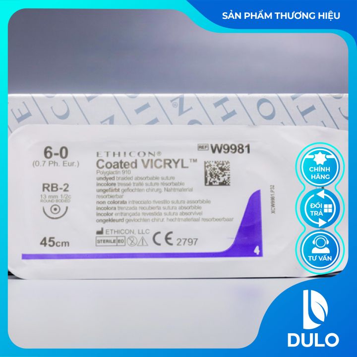 Chỉ phẫu thuật Vicryl 6/0