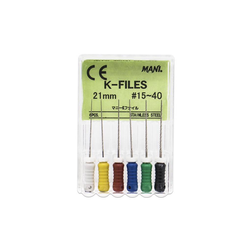 MŨI NONG TUỶ NỘI NHA - K FILE NHA KHOA - MŨI NONG TUỶ NHA KHOA K-FILES 21mm / 25mm
