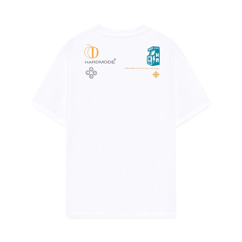 Áo thun nam nữ, Unisex tay lỡ local brand hardmode game tee.áo thun oversize nam nữ