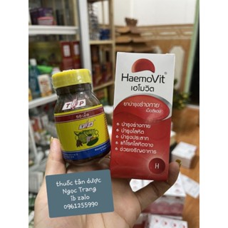 Combo tăng cân HAEMOVIT VÀ 9 VITAMIN tăng cân THÁI LAN