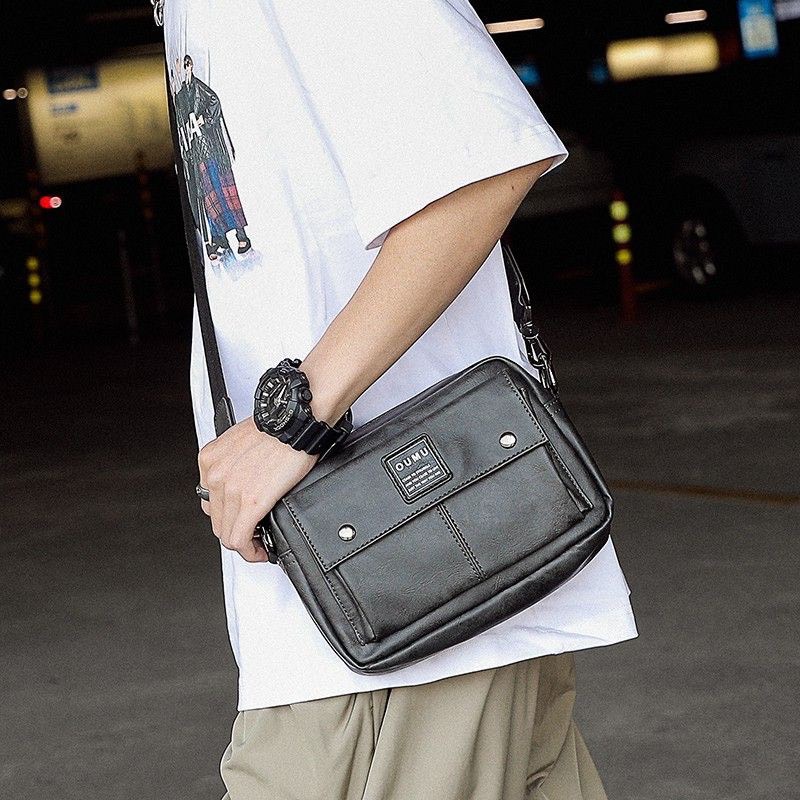 Túi đeo chéo nam da mềm siêu hót thời trang Hiếu Túi 707