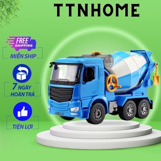 Xe trộn bê tông đồ chơi mô hình E228 🚗Freship🚗 mô hình xe bê tông hàng loại 1