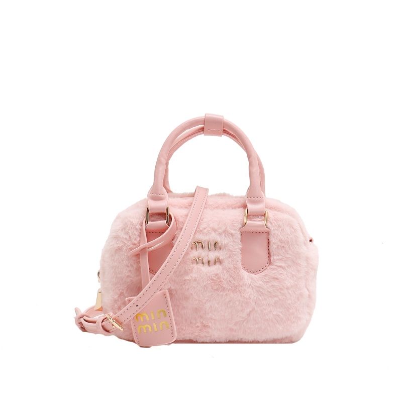 Túi Xách Đeo Chéo Phủ Lông Thời Trang Thu Đông Dễ Thương Cho Nữ